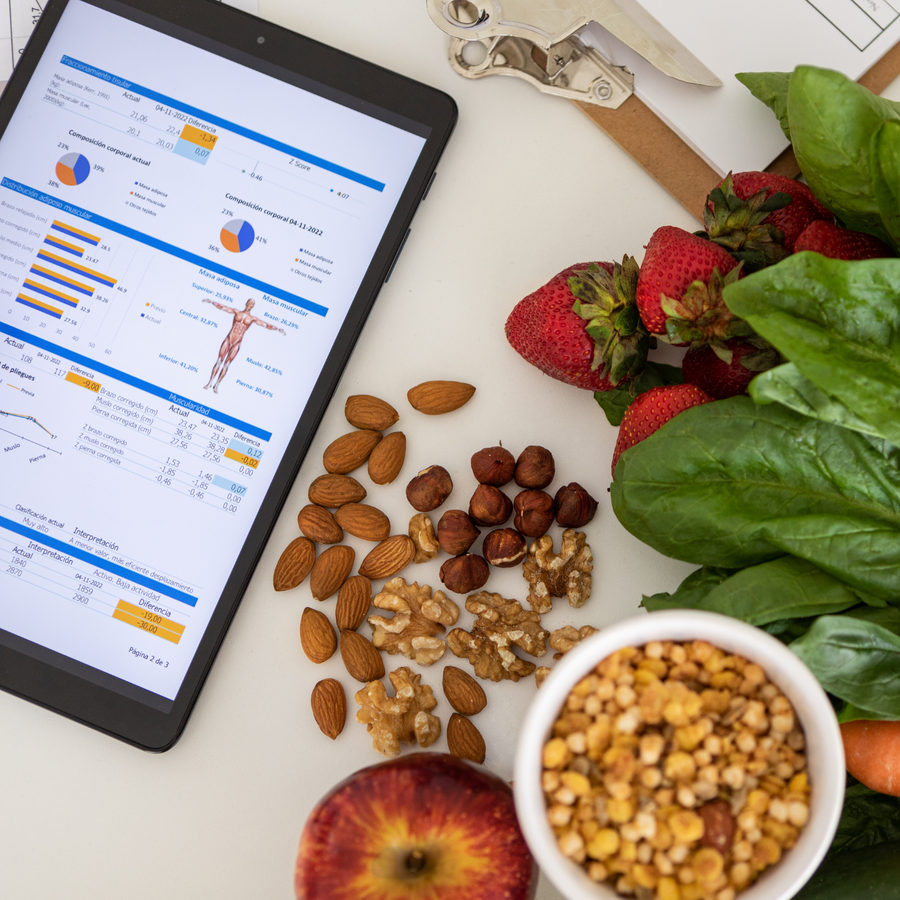 Nutrition metrics dashboard
